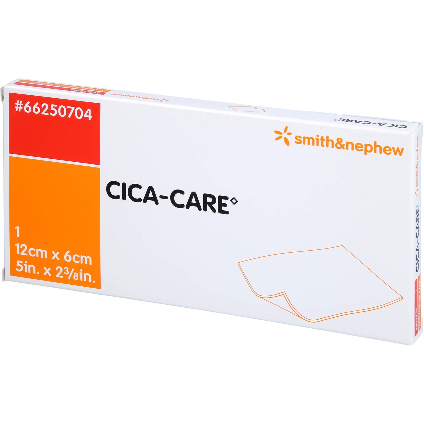 CICA CARE 6x12 cm dünne Silikongelplat.z.Narbenb. 1 St