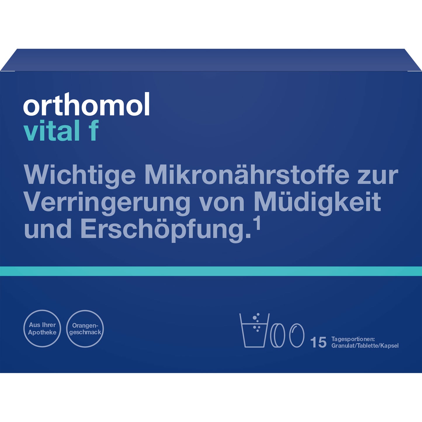 ORTHOMOL Vital F Granulat/Kap./Tabl.Kombip.15 Tage 1 St