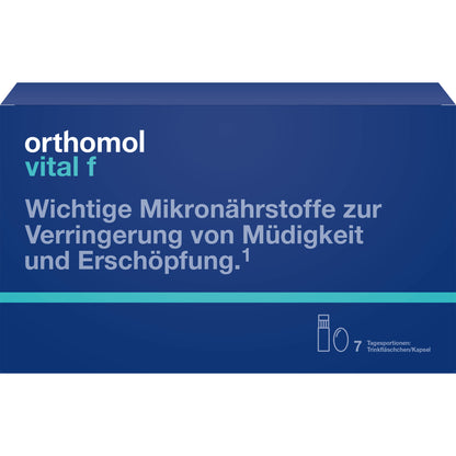 ORTHOMOL Vital F Trinkfläschchen/Kaps.Kombipack. 7 St