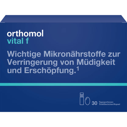 ORTHOMOL Vital F Trinkfläschchen/Kaps.Kombipack. 30 St