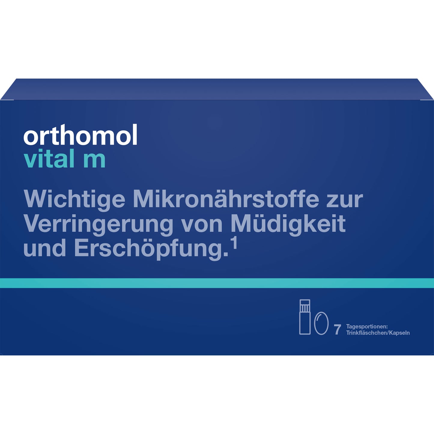 ORTHOMOL Vital M Trinkfläschchen/Kaps.Kombipack. 7 St