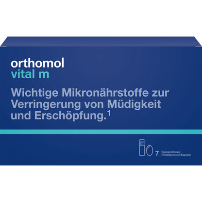 ORTHOMOL Vital M Trinkfläschchen/Kaps.Kombipack. 7 St