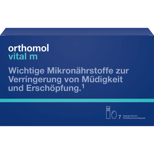 ORTHOMOL Vital M Trinkfläschchen/Kaps.Kombipack. 7 St