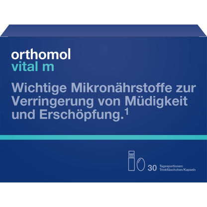 ORTHOMOL Vital M Trinkfläschchen/Kaps.Kombipack. 30 St