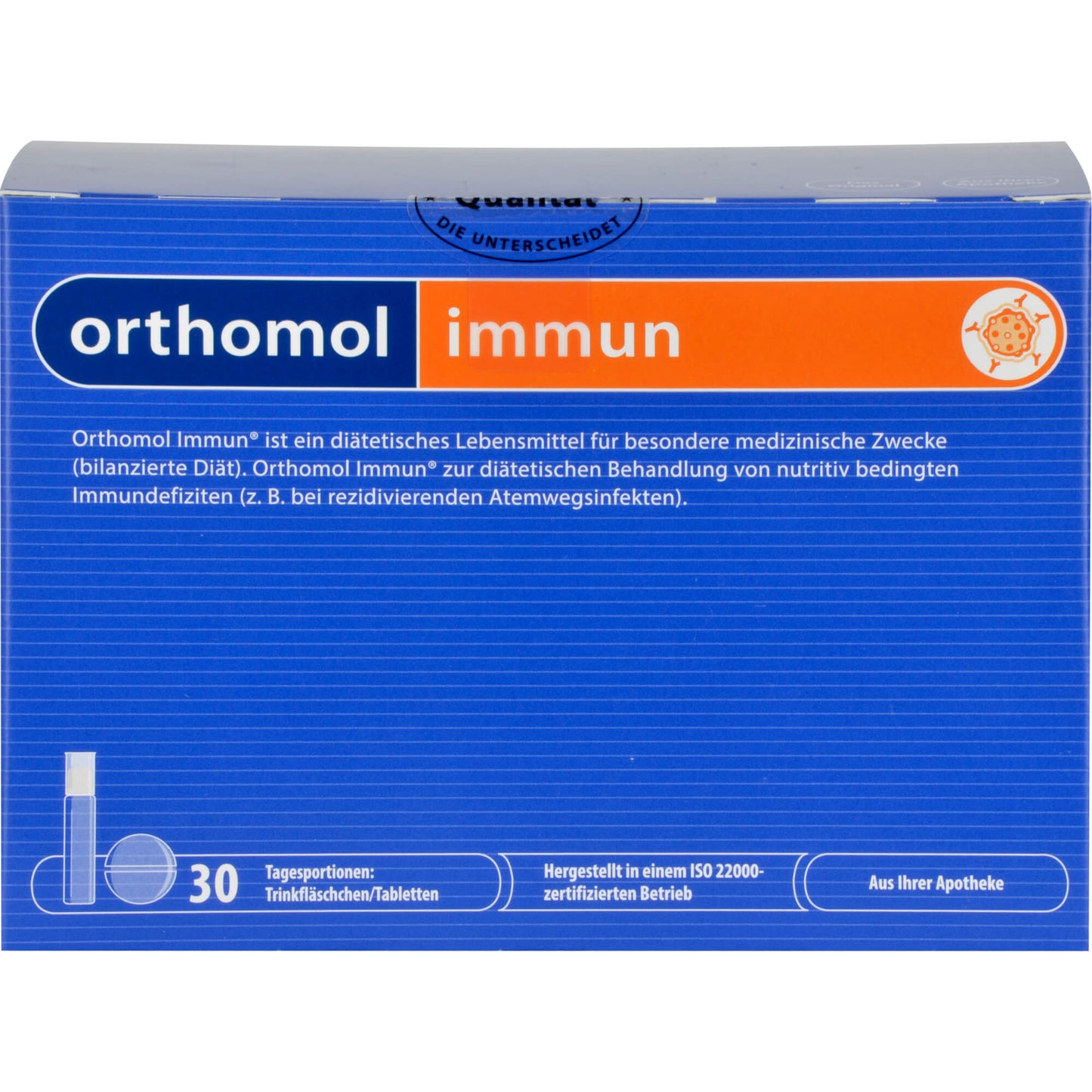 ORTHOMOL Immun Trinkfläschchen/Tabl.Kombipack. 30 St