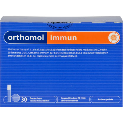 ORTHOMOL Immun Trinkfläschchen/Tabl.Kombipack. 30 St
