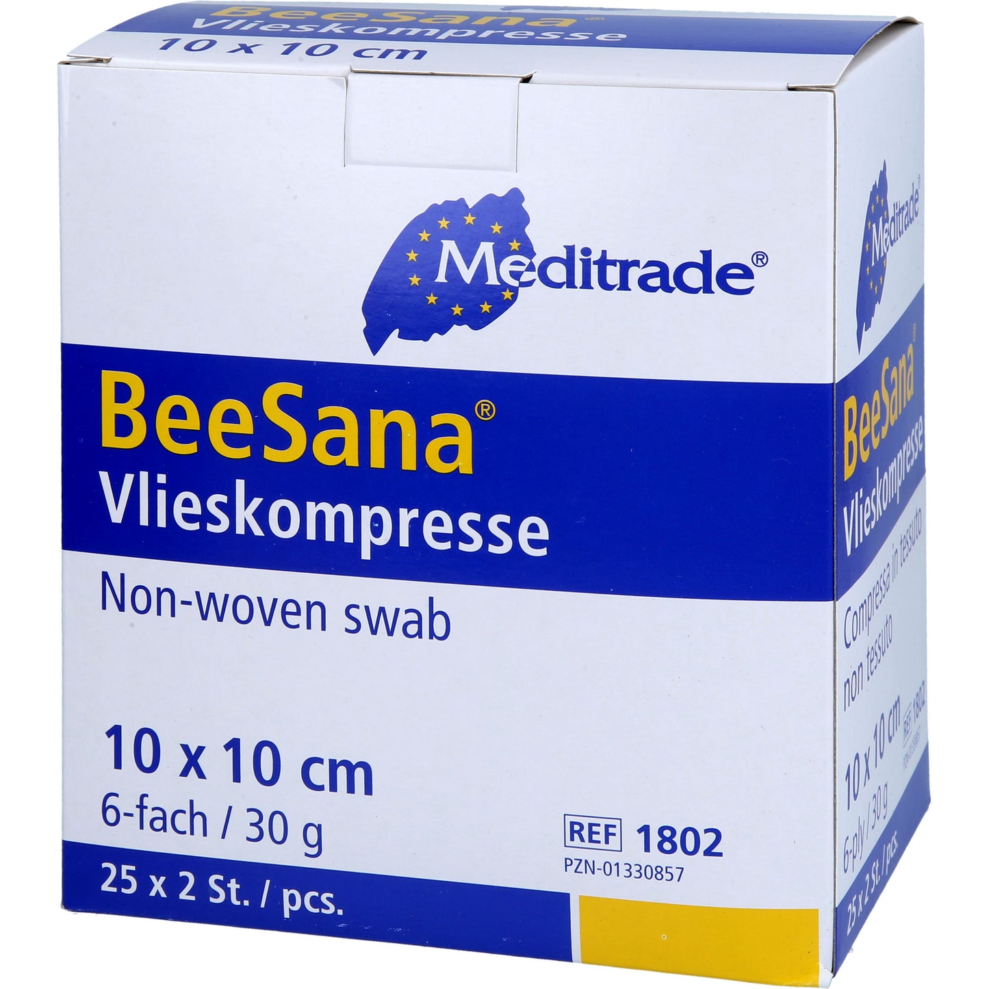 VLIESKOMPRESSEN steril 10x10 cm 6fach 25X2 St