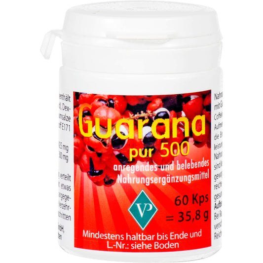 GUARANA PUR 500 Kapseln 60 St