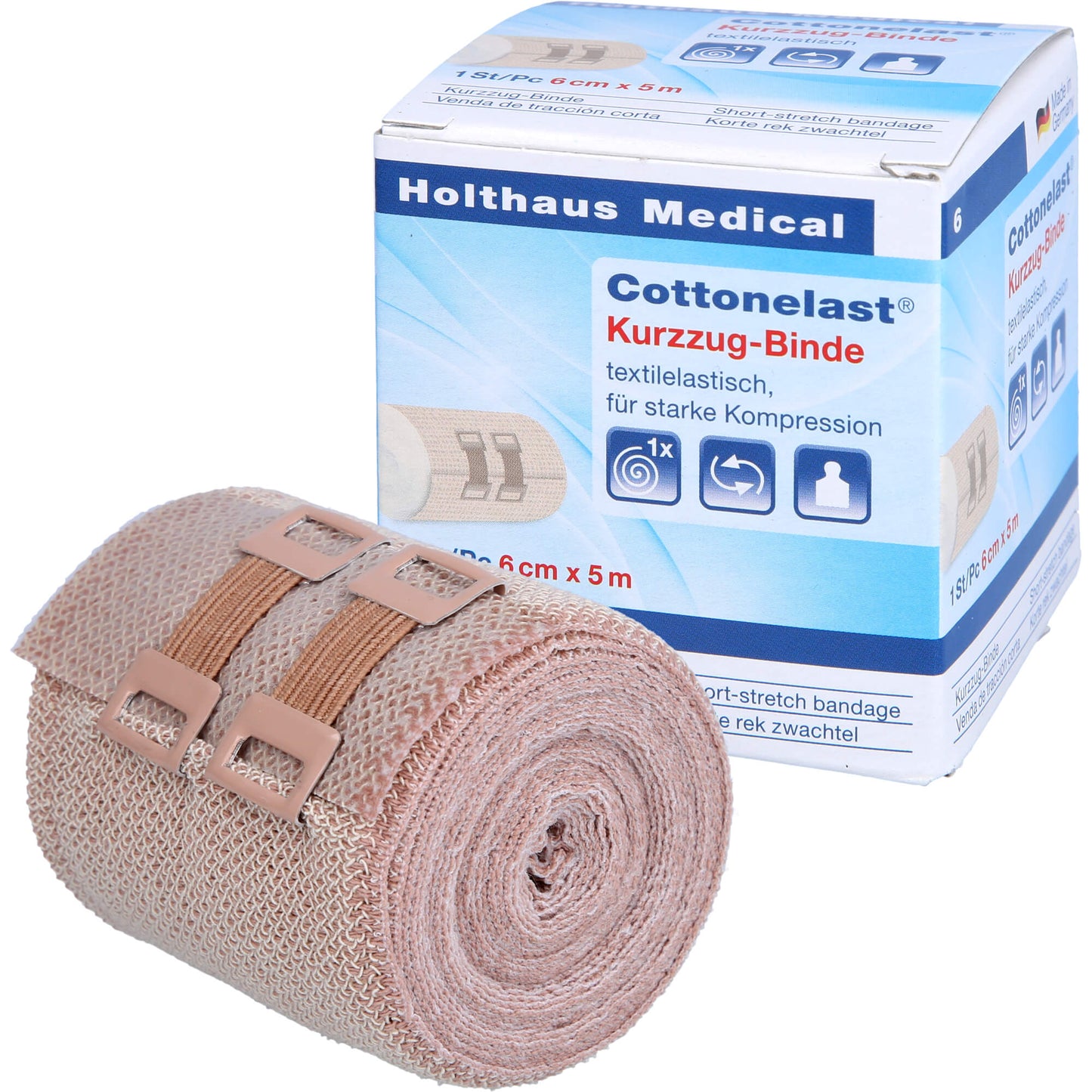 KURZZUGBINDE Cottonelast 6 cmx5 m 1 St