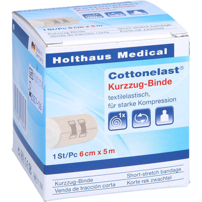 KURZZUGBINDE Cottonelast 6 cmx5 m 1 St