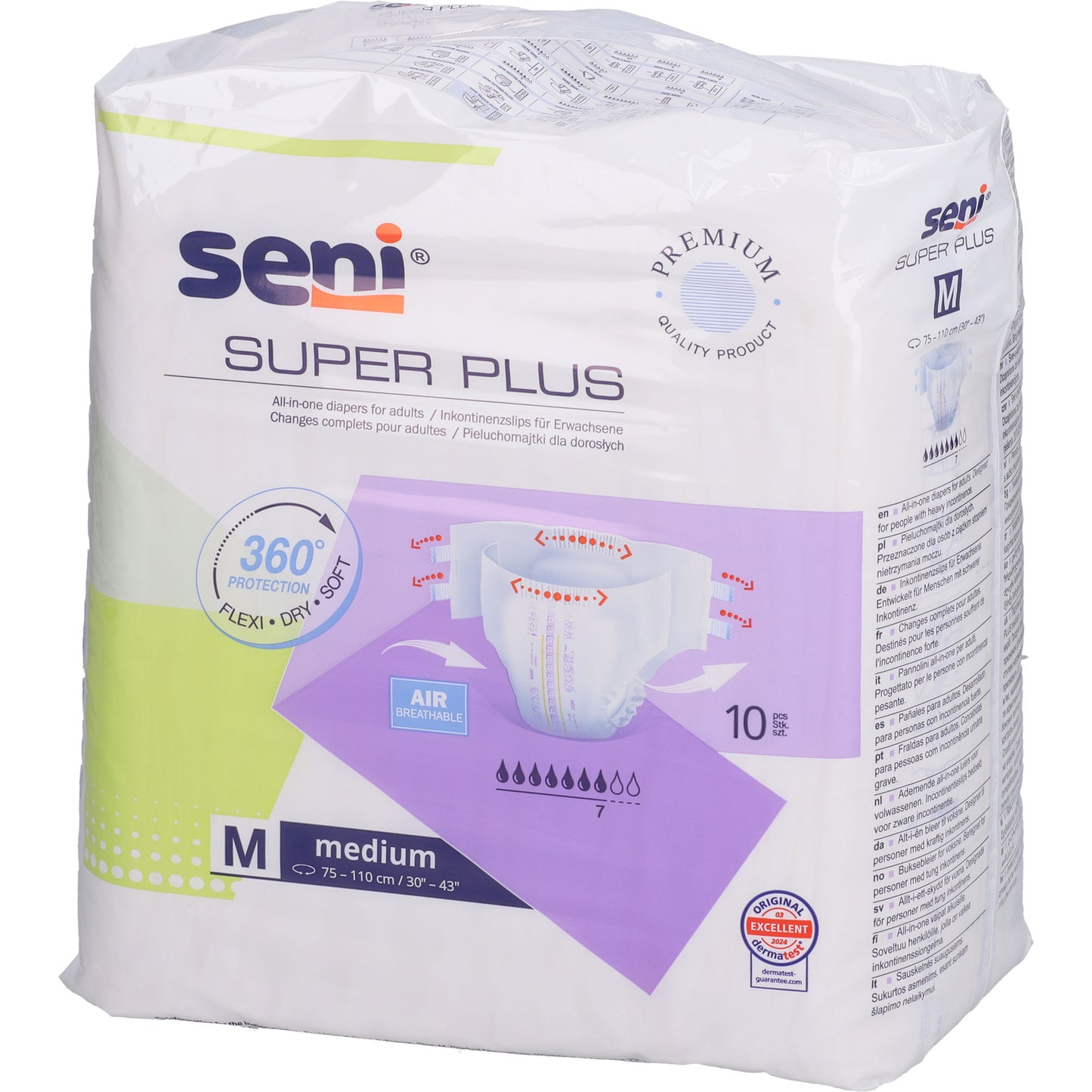 SENI Super Plus Inkontinenzslip M 10 St