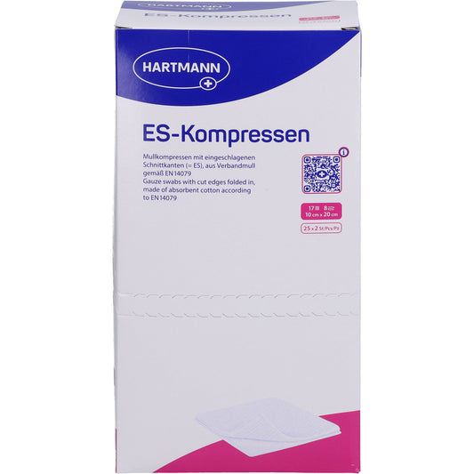 ES-KOMPRESSEN steril 10x20 cm 8fach 25X2 St