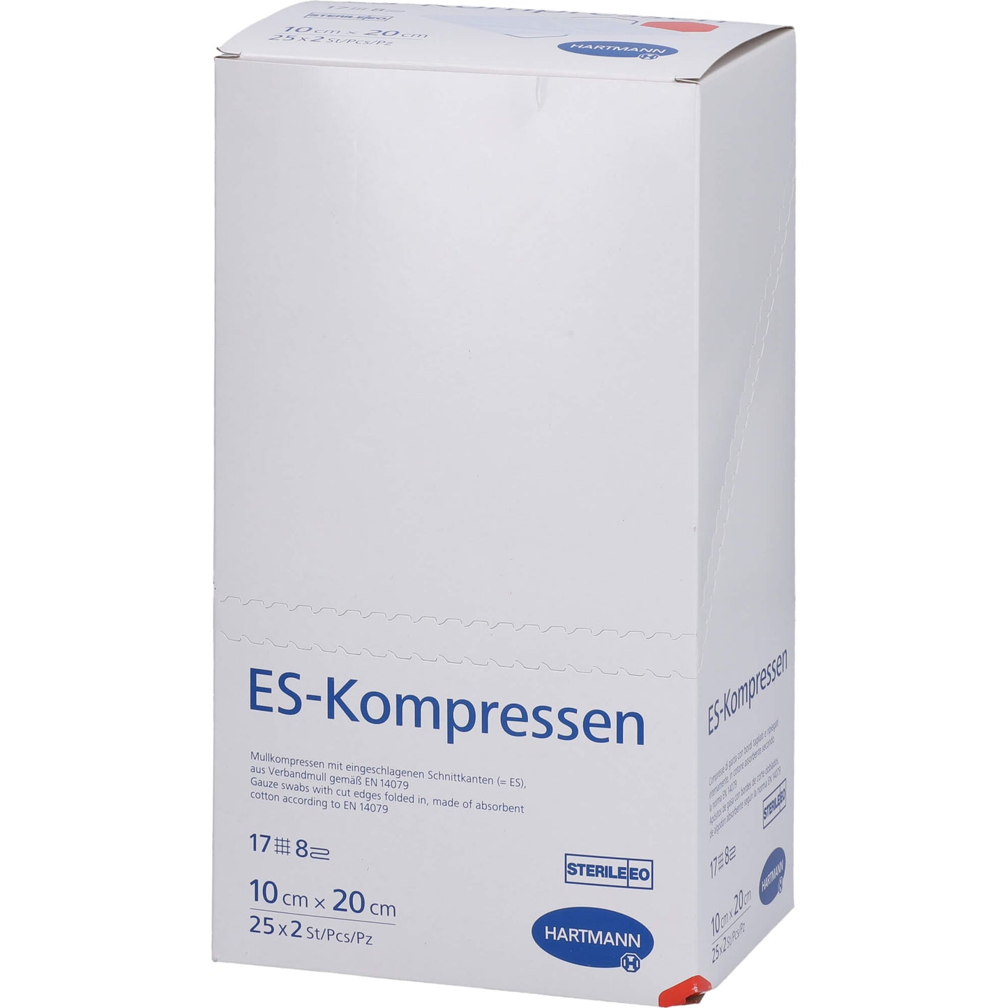 ES-KOMPRESSEN steril 10x20 cm 8fach 25X2 St