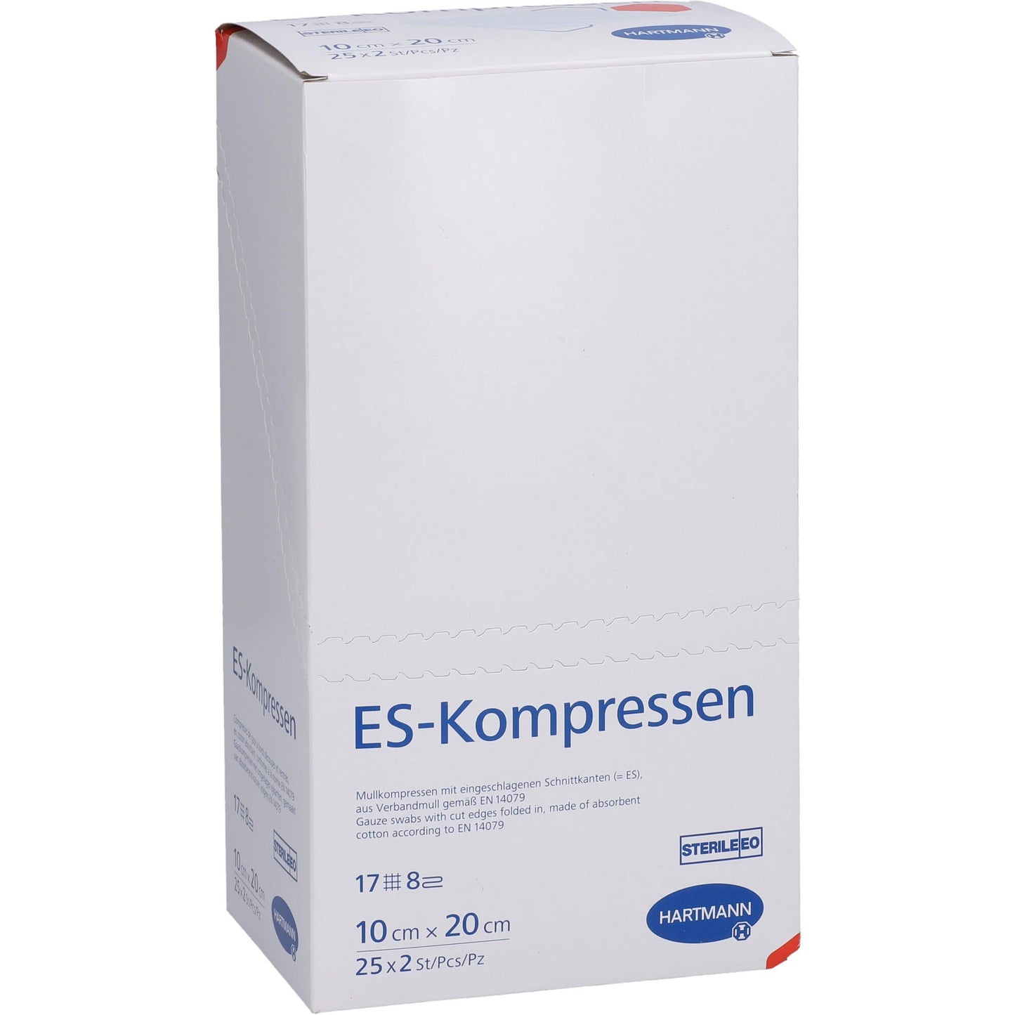ES-KOMPRESSEN steril 10x20 cm 8fach 25X2 St