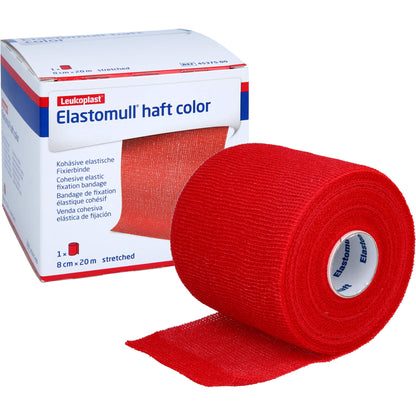 ELASTOMULL haft color 8 cmx20 m Fixierb.rot 1 St