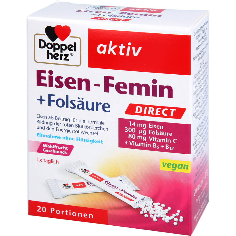 DOPPELHERZ EISEN FEMIN DIR 20 St