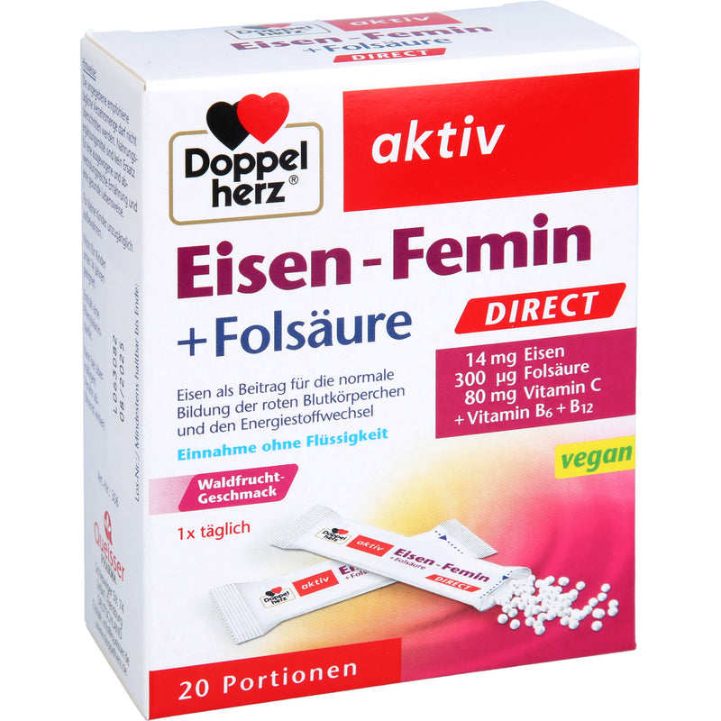 DOPPELHERZ EISEN FEMIN DIR 20 St