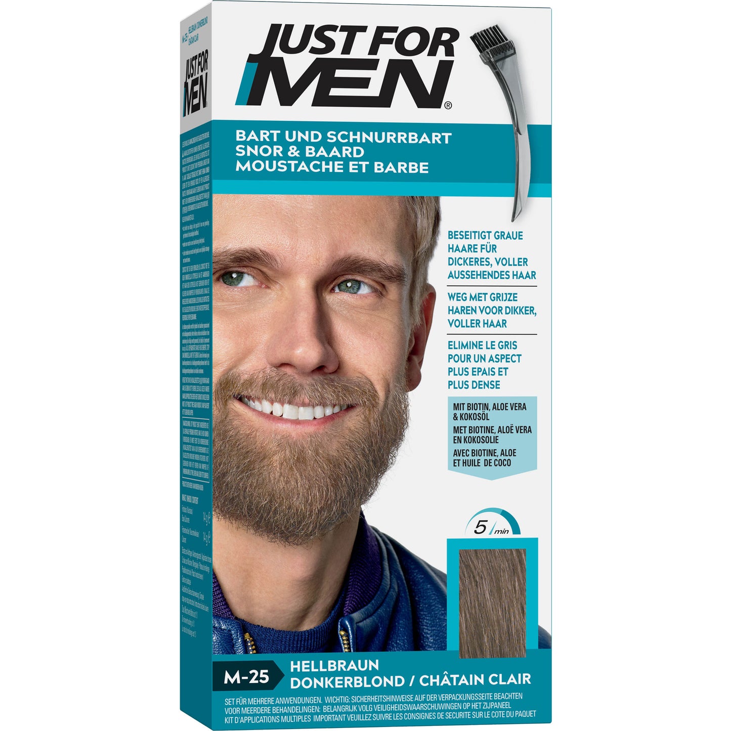 JUST for men Brush in Color Gel hellbraun 28.4 ml