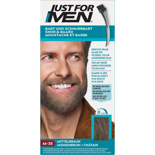 JUST for men Brush in Color Gel mittelbraun 28.4 ml