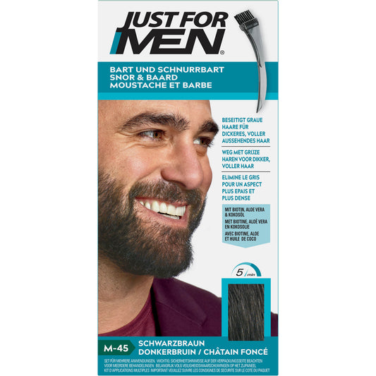 JUST for men Brush in Color Gel schwarzbraun 28.4 ml