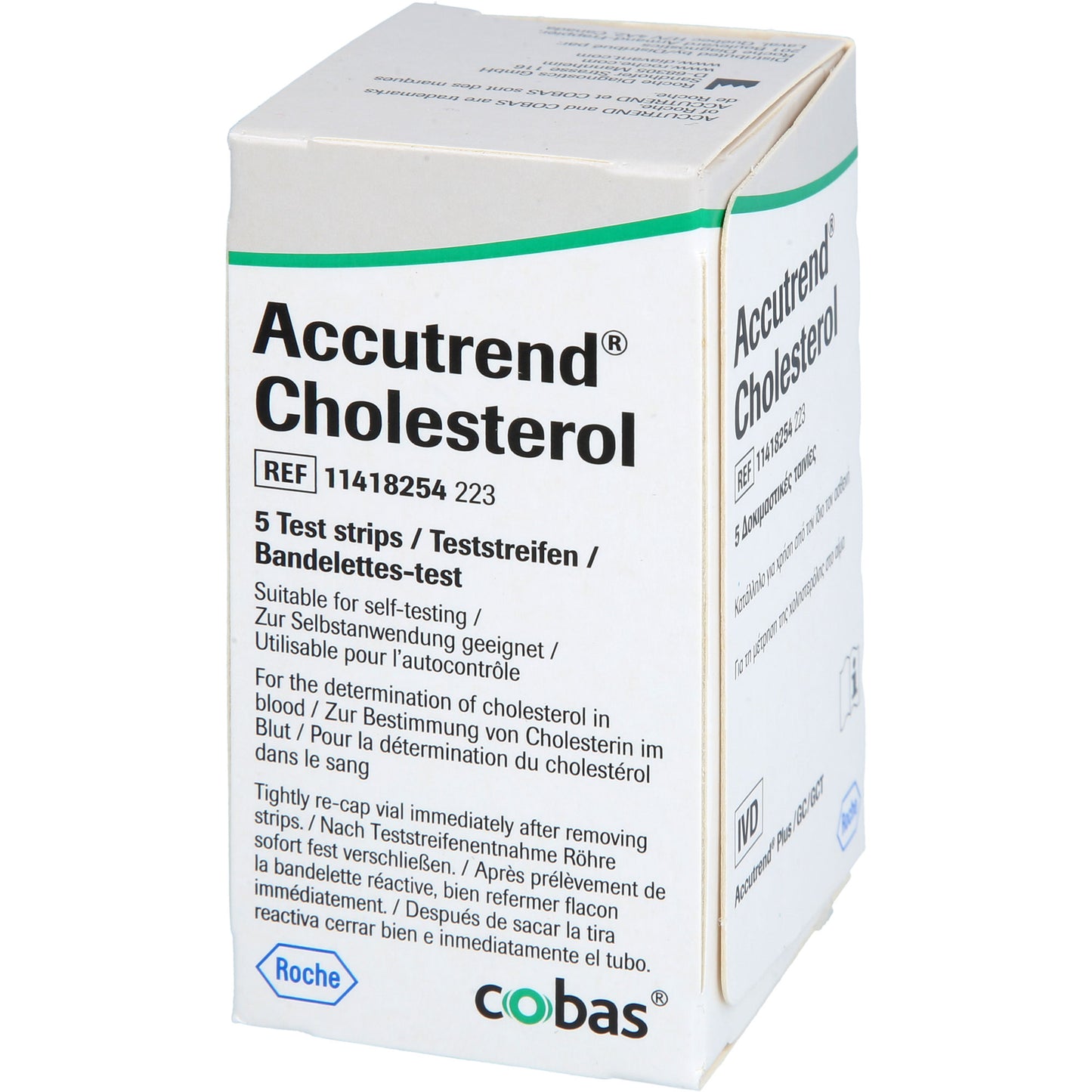 ACCUTREND Cholesterol Teststreifen 5 St