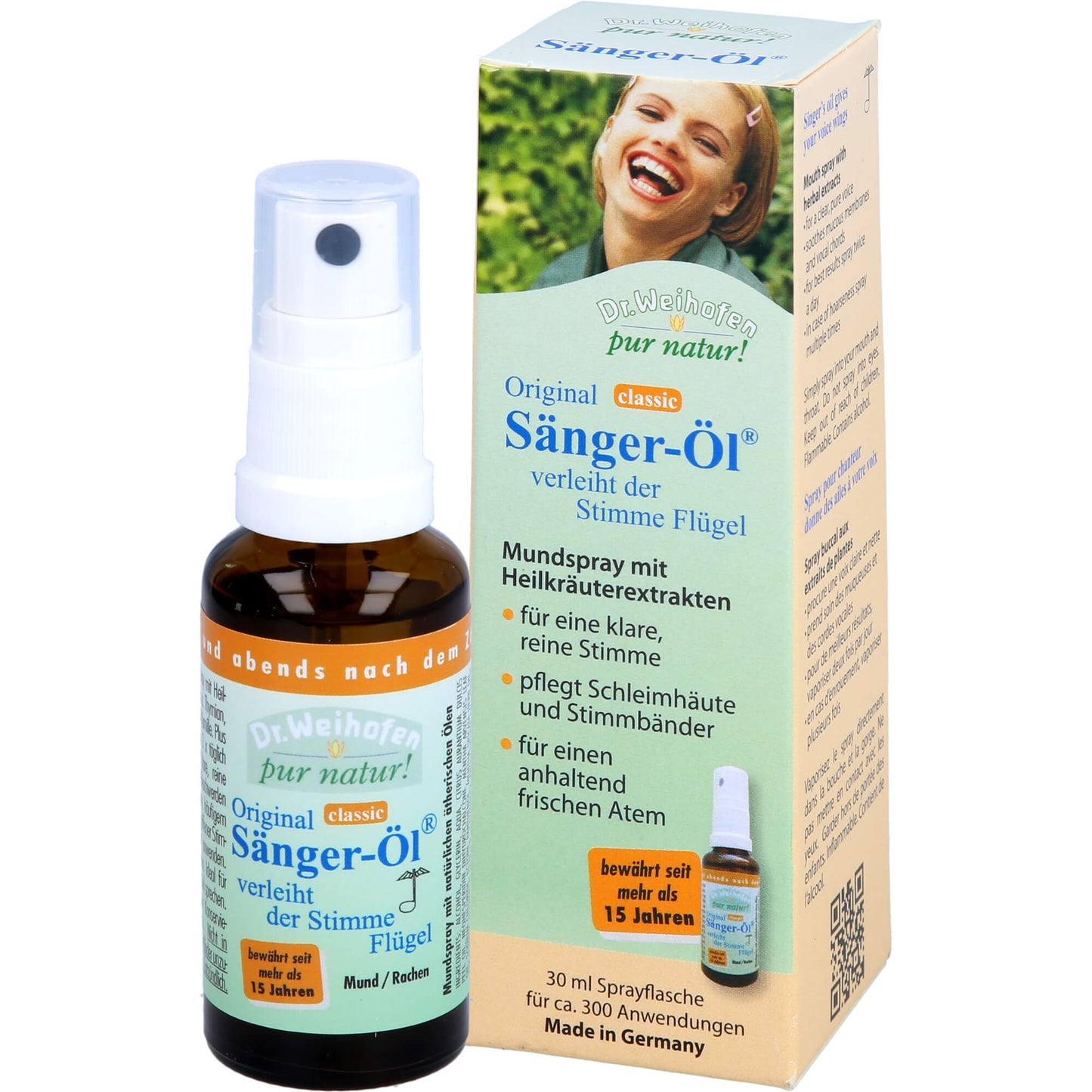 SÄNGER-ÖL Dr.Weihofen pur natur Sprühflasche 30 ml