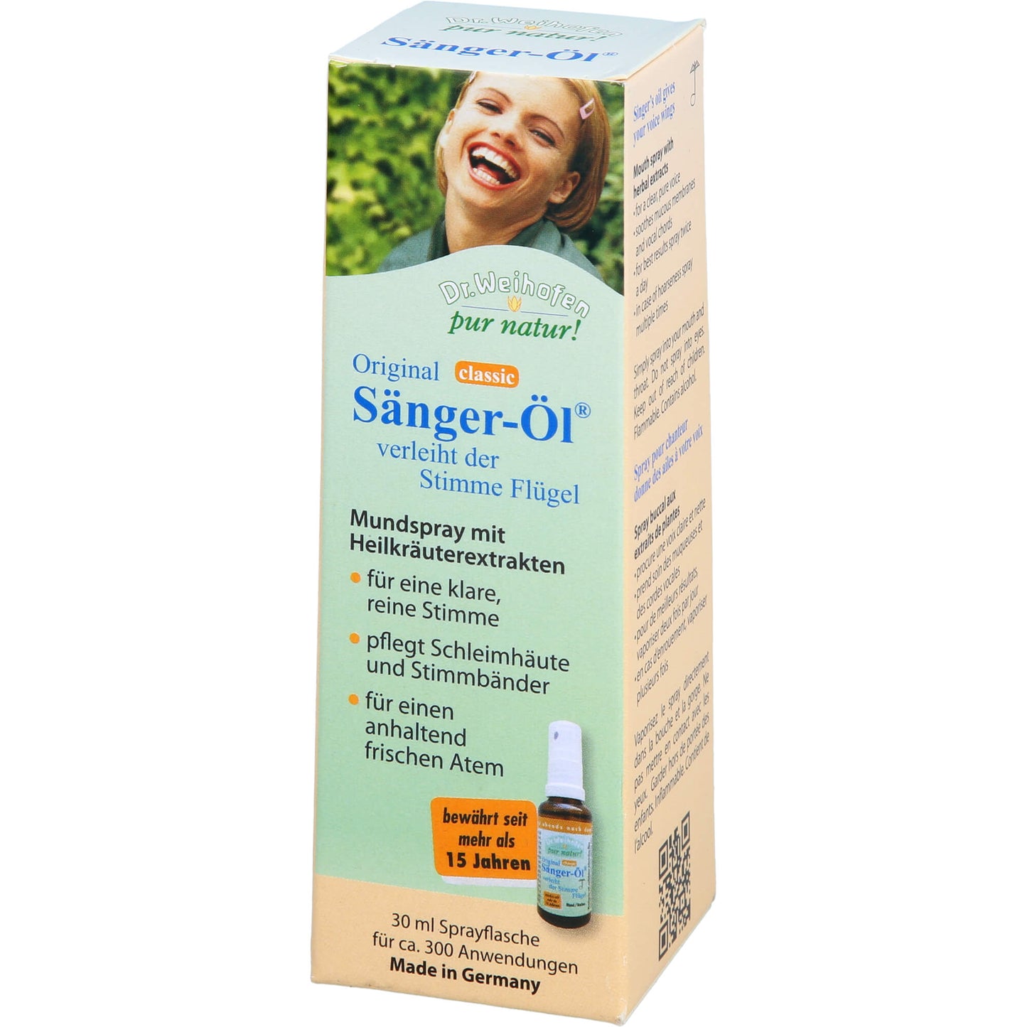 SÄNGER-ÖL Dr.Weihofen pur natur Sprühflasche 30 ml