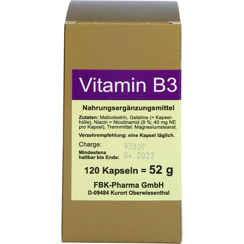 VITAMIN B3 120 St