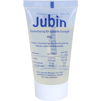 JUBIN Zuckerlösung schnelle Energie Tube 12X40 g