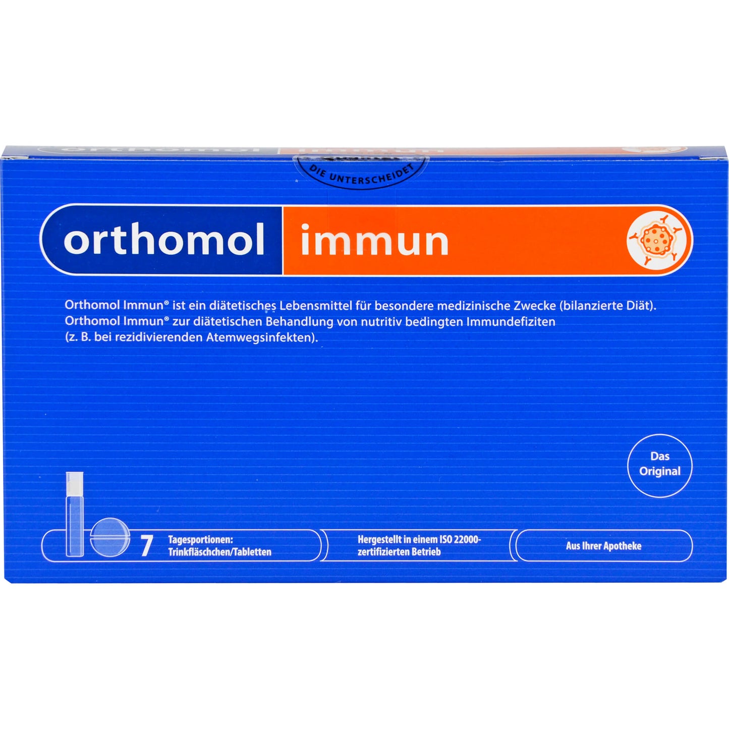 ORTHOMOL Immun Trinkfläschchen/Tabl.Kombipack. 7 St