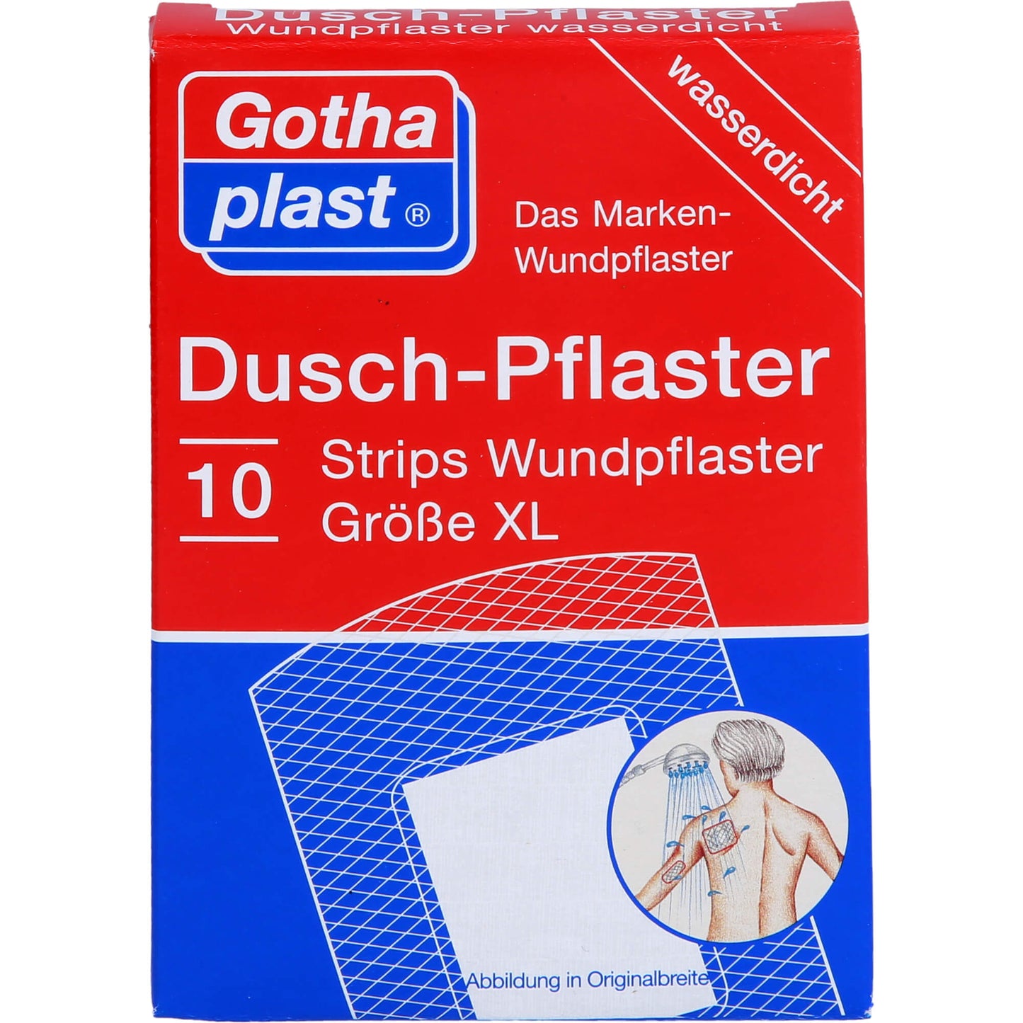 GOTHAPLAST Duschpflaster XL 48x70 mm 10 St