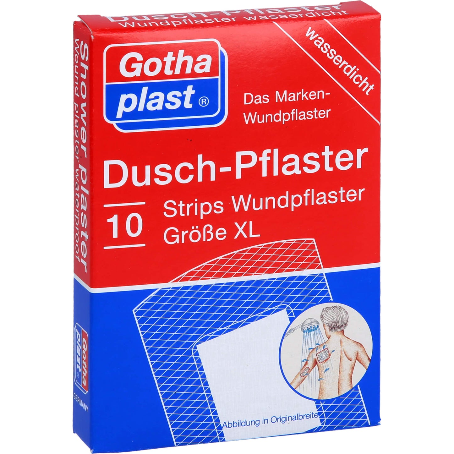GOTHAPLAST Duschpflaster XL 48x70 mm 10 St
