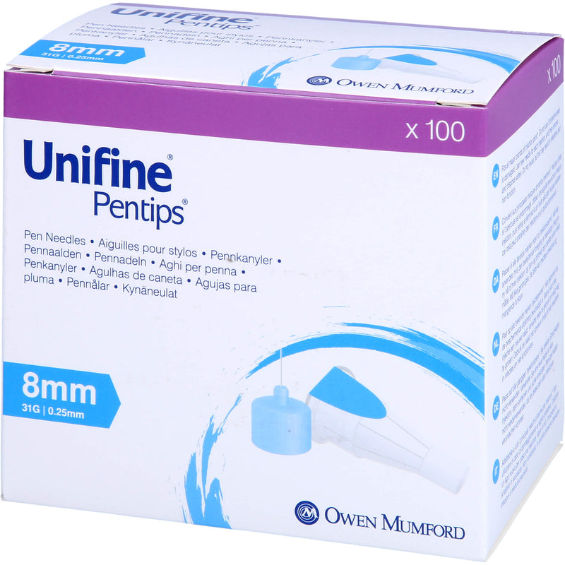 UNIFINE PENTIPS 8MM 31G 100 St