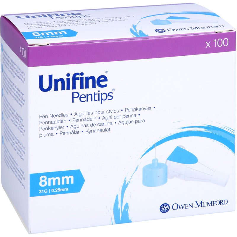 UNIFINE PENTIPS 8MM 31G 100 St