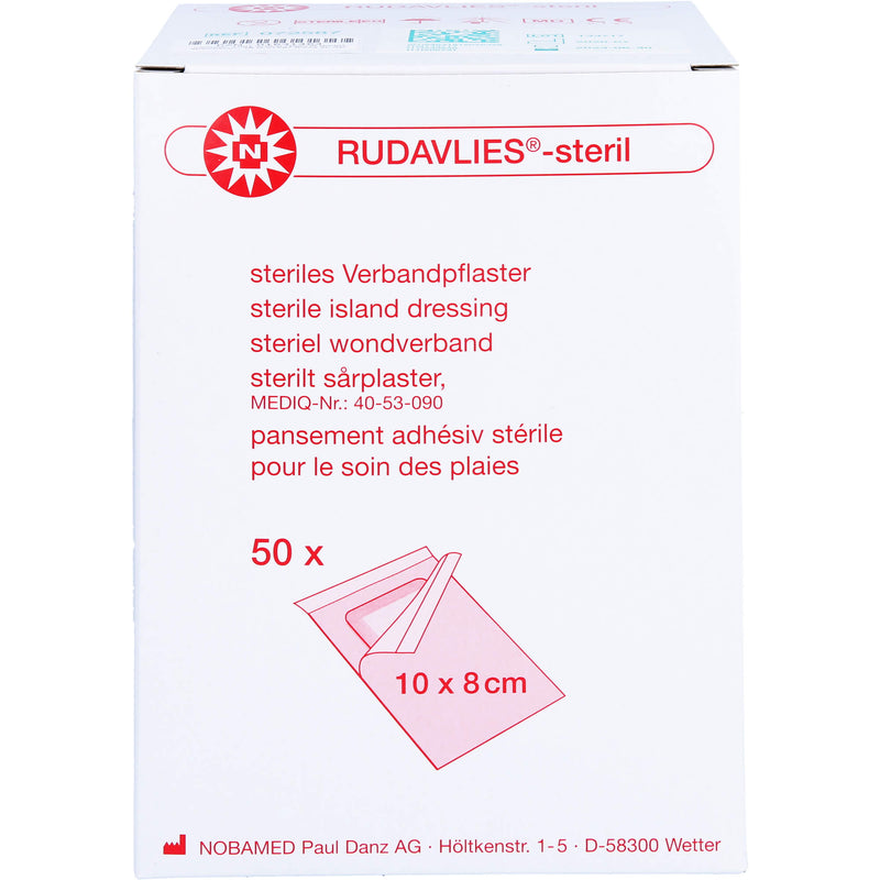 RUDAVLIES 10CMX8CM STERIL 50 St