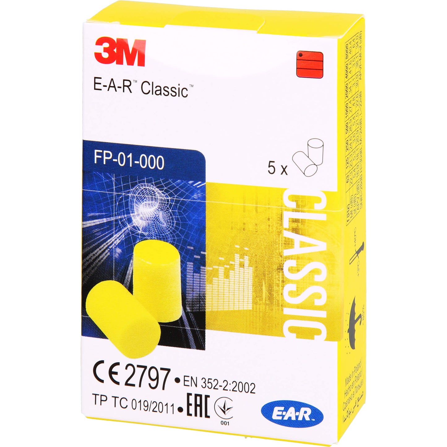 EAR Classic Gehörschutzstöpsel 10 St