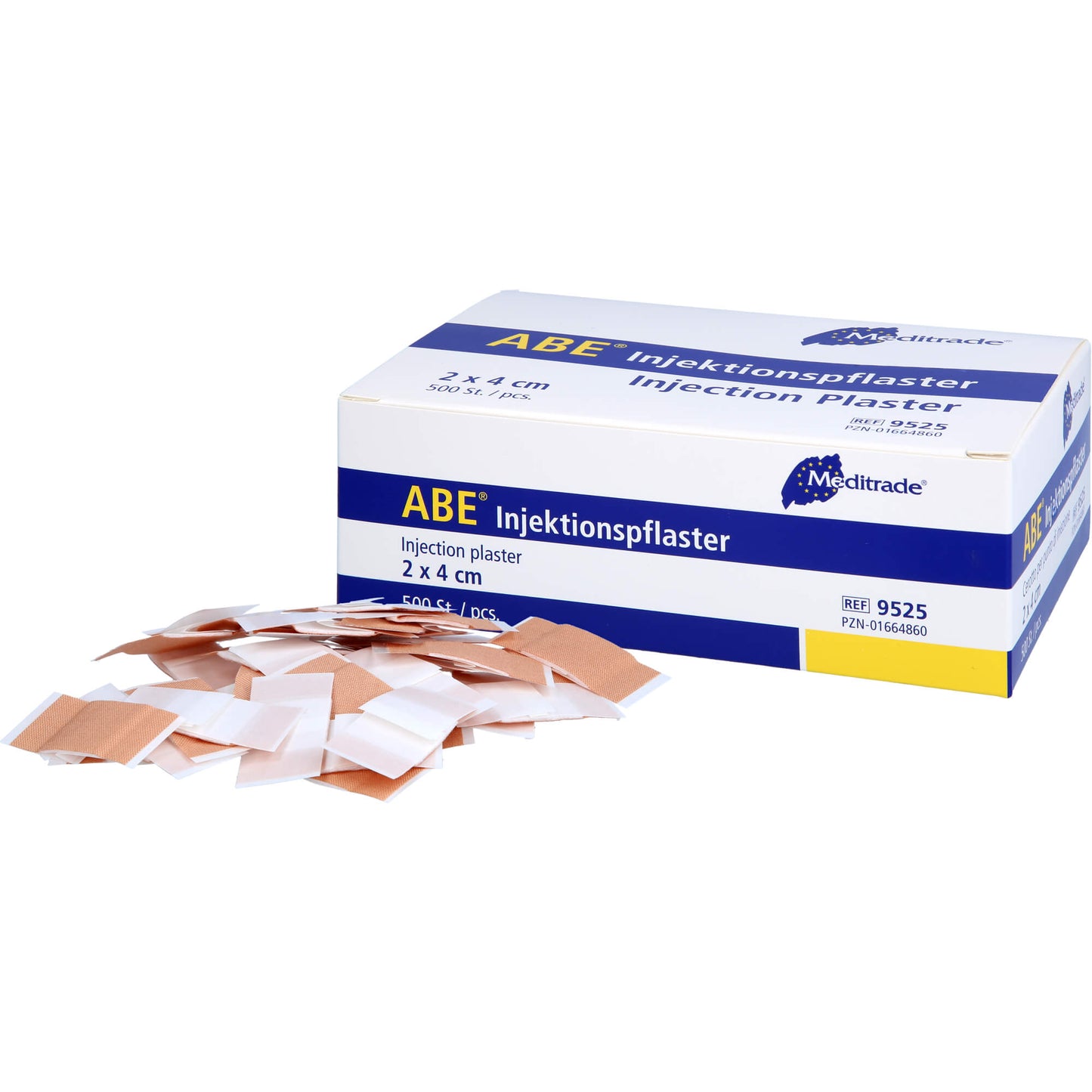 INJEKTIONSPFLASTER 2x4 cm 500 St