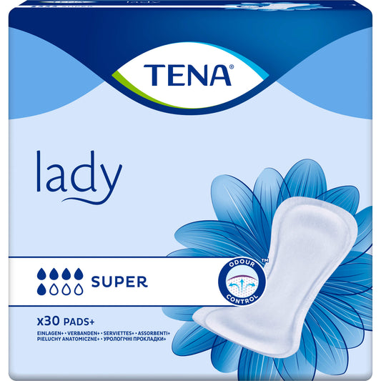 TENA LADY super Inkontinenz Einlagen 30 St