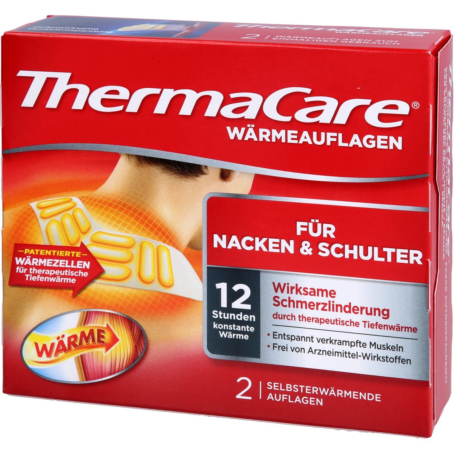 THERMACARE Nacken/Schulter Auflagen z.Schmerzlind. 2 St