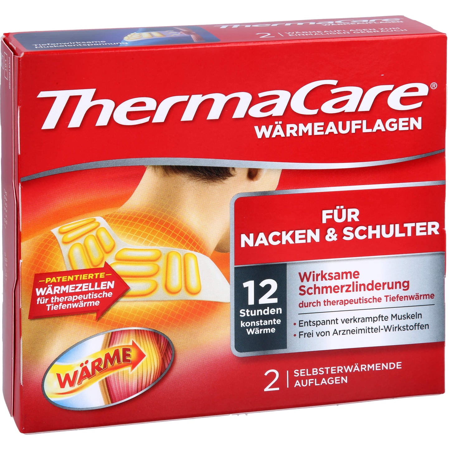 THERMACARE Nacken/Schulter Auflagen z.Schmerzlind. 2 St