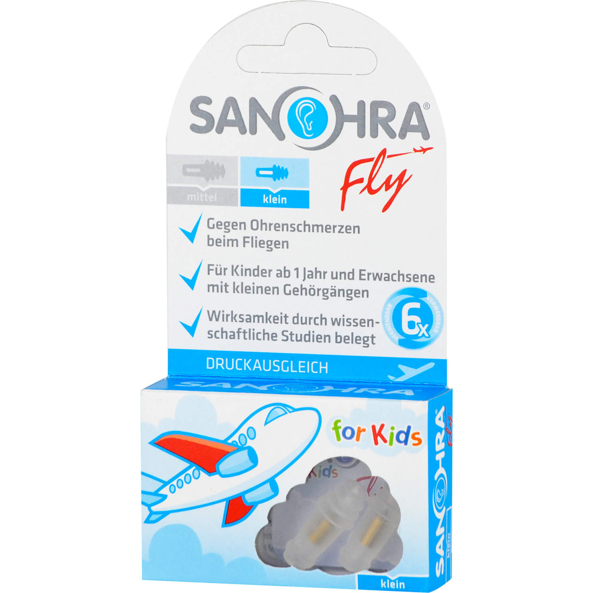SANOHRA fly Ohrenschutz f.Erwachsene 2 St