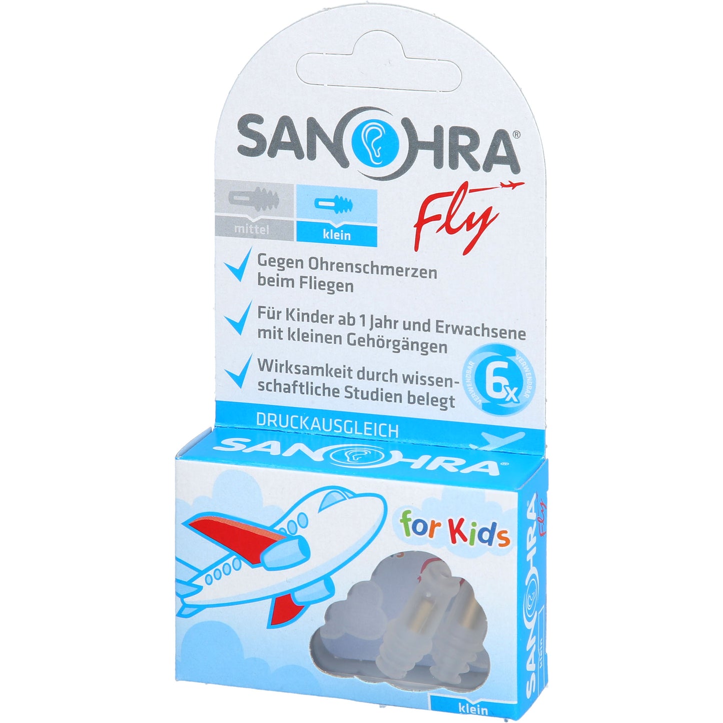 SANOHRA fly Ohrenschutz f.Kinder 2 St