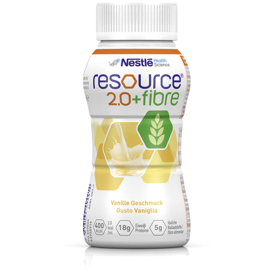 RESOURCE 2.0+fibre Vanille 4X200 ml