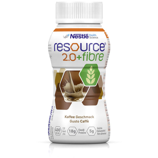 RESOURCE 2.0+fibre Kaffee 4X200 ml