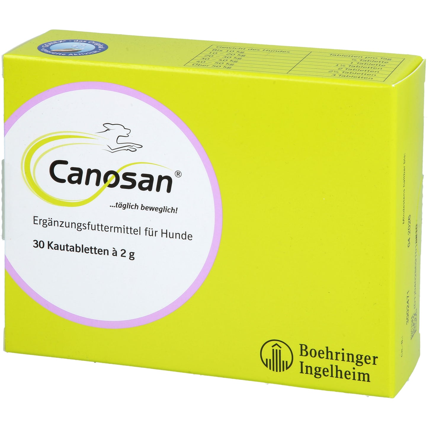 CANOSAN Kautabletten vet. 30 St