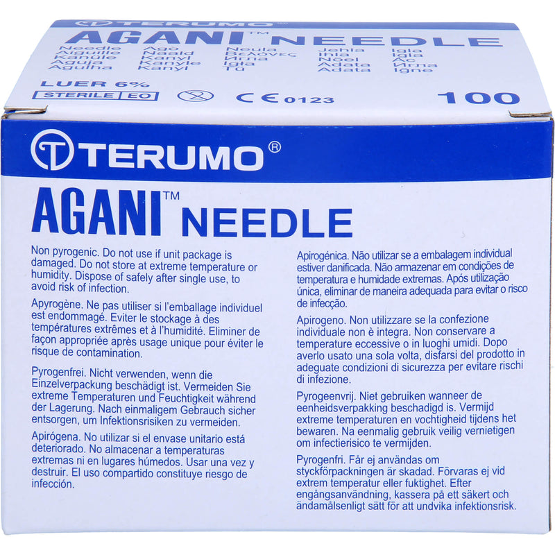 AGANI 20G 38MM GELB 100 St