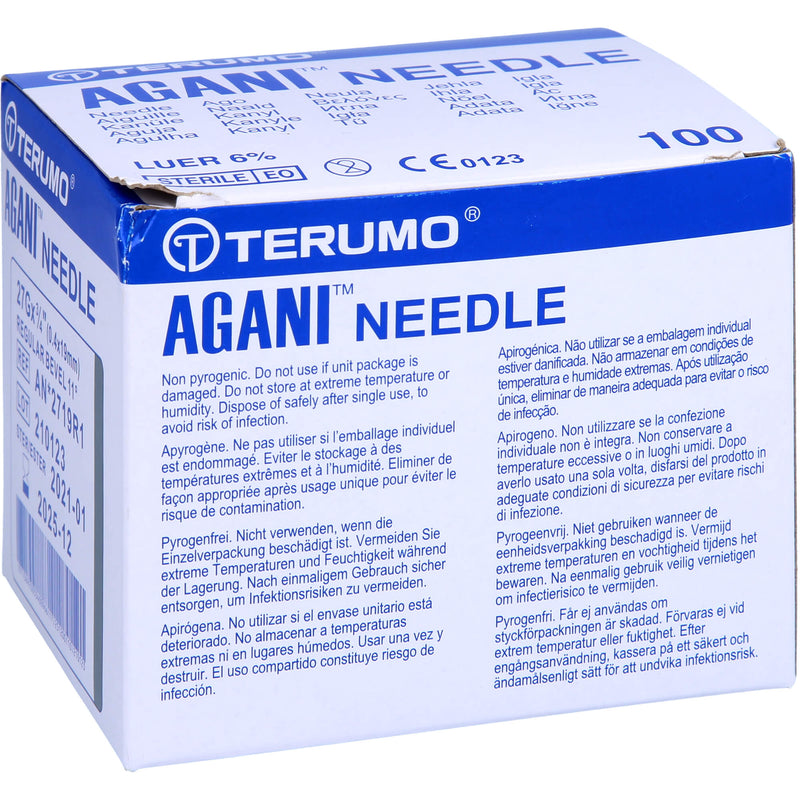 AGANI 27G 19MM GRAU 100 St