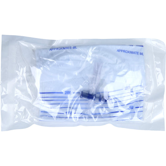 URINBEUTEL steril 2 l m.90 cm Schlauch 1 St