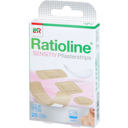 RATIOLINE sensitive Pflasterstrips in 4 Größen 20 St