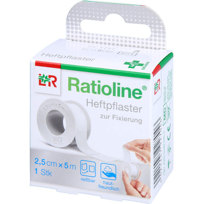 RATIOLINE acute Heftpflaster 2,5 cmx5 m 1 St